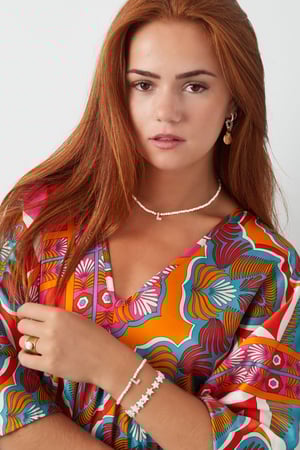 necklace letter a shell h5 Picture3